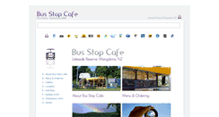 Desktop Screenshot of busstopcafe.co.nz